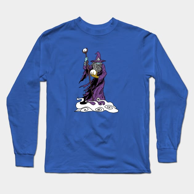 cloud wizard man Long Sleeve T-Shirt by Lambdog comics!